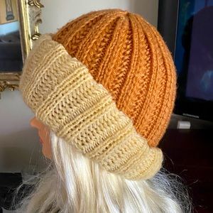 ❄️REVERSIBLE SUPER WARM DOUBLE LINED SWEATER BEANIE HAT❄️